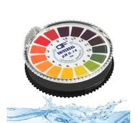 ECENCE 1 pcs. Bandelettes de test de pH sur rouleau, plage de mesure 0-14, Indicateur de tournesol papier universel, test d'acidité pour aquariums, eau potable