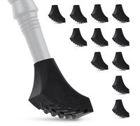 ECENCE 12 Pièces Embout Bâtons Marche Nordique Caoutchouc, Baton Marche Trekking Protecteurs Embouts pour Bâton de Marche Nordique Embouts pour Bâtons de Randonnée