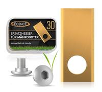 ECENCE 30 Titan Lame de Rechange Qualité-Lames Compatible avec Honda Miimo 300 et 500 0,5mm 2gr + vis