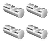 ECENCE 4 Crochets Porte-Serviettes Patère Salle de Bain Inox 304 chrome | À visser Vis et chevilles incluses Acier inoxydable 304 Haute qualité Robuste