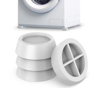 ECENCE Amortisseurs Anti Vibration pour Machine à Laver 4 Pièces Blanc
