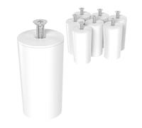 ECENCE Butée tampon pour volets roulants, set de 8 pièces 40mm Blanc