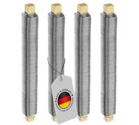 ECENCE ##MENGE### Fil de Fer pour Fleurs Galvanisé Argent 35m 0,65mm