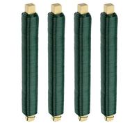 ECENCE ##MENGE### Fil de Fer pour Fleurs Galvanisé Vert 35m 0,65mm