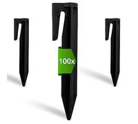 ECENCE Piquets Fixation Câble Périphérique Robot Tondeuse 100 | Compatible Husqvarna Gardena Worx Bosch Crochets de fixation Installation facile