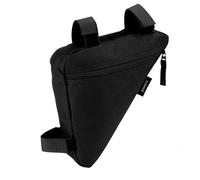 ECENCE Sacoche de Cadre Vélo Étanche - pour pour téléphone Portable et Outils de Réparation - Sac Triangle en Nylon Indéchirable avec Fixation par Bandes Auto-Agrippantes