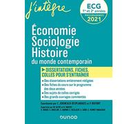 ECG 1 et 2 - Economie, Sociologie, Histoire du monde contemporain