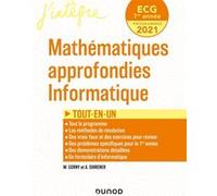 ECG 1 - Mathématiques approfondies, Informatique - Tout-en-un