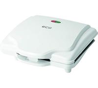 ECG 1370 Waffle Gaufrier, Plastique, Blanc