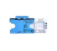 ECG Carte Règle À 7 Niveaux Guide De Référence Portable ABS Pour Une Analyse Efficace Avec Gaine Protection Pour Outil D'interprétation Des Soins Santé