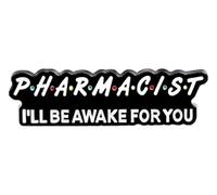 ECG Épinglette Médicale Battement de Cœur Stéthoscope Broche Médecins Sœurs Bijoux, Klein, Métal non précieux