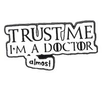 ECG Épinglette Médicale Battement de Cœur Stéthoscope Broche Médecins Sœurs Bijoux, Klein, Métal non précieux