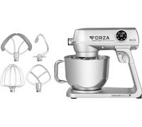 ECG FORZA 6600 Metallo Argento | 6,5 l | Argent,| Hachoir à viande | Poncer, pétrir, mixer, | Robot de cuisine | Noir | 6.5 litres | 1800 W |