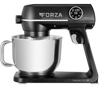 ECG FORZA 6600 Metallo Nero | Robot de cuisine | Moteur 1800 W | Grand bol de travail 6,5 litres en acier inoxydable SUS 304 |
