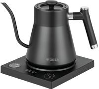 ECG Forza 8000 Pour over Nero | bouilloire | capacité de 1,0 litre | corps en acier inoxydable de haute qualité| 1200W | noir mat |