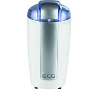 ECG KM 110 Moulin à café électrique, Acier Anti-Rouille, Blanc/Argent