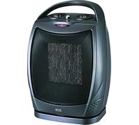 ECG kT 10 pTC oscillation à 90° réglable 2 thermofixierungen 750/1500 W, thermostat réglable, adaptateurs velours noir