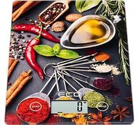 ECG KV 117 Chilli Balance de Cuisine Verre/Plastique Noir