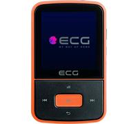 ECG Lecteur MP4 PMP30 8 Go – Autonomie jusqu'à 26 h, 30 présélections FM – Noir/Orange