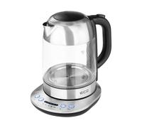 ECG RK 1781 Glass | Bouilloire électrique | Capacité 1,7 l | Puissance 1850 - 2200 W | Réglage de la température 40 - 100 °C | Acier inoxydable SUS 304 | Verre trempé
