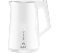 ECG RK 1893 Digitouch White | Bouilloire à double paroi avec contrôle de la température | 1,7 litres | 2200 W |