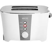 ECG ST 818 Grille-pain 800 watts, 7 niveaux de brunissage, blanc/gris