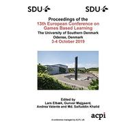 Ecgbl19 - Proceedings Of The 13th European Conference On Game Based Learning