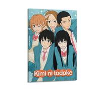 ECGDFWAZ Poster sur toile Kimi Ni Todoke - Décoration murale pour salon, chambre à coucher - 20 x 30 cm - Style cadre