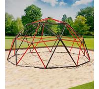 Echafaudage à grimper 360x360x180cm DomeClimber Enfants Dôme à grimper Geodome 12FT - anthracite/rouge