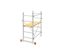 Echafaudage Aluminium 120Kg Hauteur 2.85m Plateau 110 x 40 cm BRIXO Multi-usages