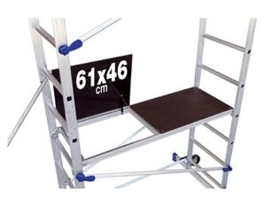 Échafaudage aluminium roulant CLIC-CLAC FACAL - hauteur de travail 6,46 m