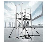 Échafaudage de levage électrique Plate-forme élévatrice d'ascenseur d'échafaudage électrique pliante mobile, matériau en acier galvanisé robuste, machine d'échafaudage de levage électrique for le trav