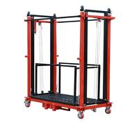 Échafaudage électrique avec télécommande, échelle de construction pliable, charge maximale de 400 kg, 10 m