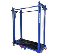 Echafaudage électrique Échafaudage électrique porteur de 300 kg, élévateur mobile pliable for chantier construction(3M)