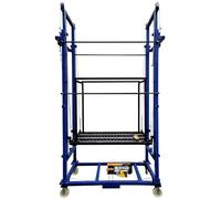 Échafaudage électrique portable avec roulettes mobiles télécommandées 7 m Plateforme de levage pour entrepôt maison chantier