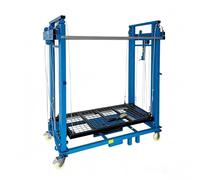 Échafaudage élévateur électrique, avec télécommande, échelle de chantier pliable, charge maximale de 880 lb(3m/9.8ft)