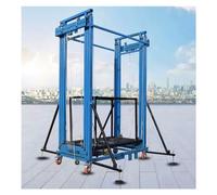Échafaudage élévateur électrique Plateforme élévatrice mobile pliable for chantier, avec roulettes Échafaudage électrique robuste(4M)