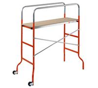 Échafaudage en acier verni.