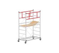 Échafaudage, hauteur de travail 3,90 m, en acier, série M4 LUX, BASE AMOVIBLE - fabriqué en Italie, I SCEDIL