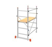 Brixo – Échafaudage de travail aluminium 2,85 m – Plateau 110 x 40 cm – Charge 120 kg