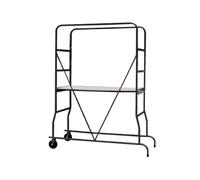 Echafaudage Multi- usages Hauteur de travail 1.75 m Plateau bois 145 x 60 cm BRIXO