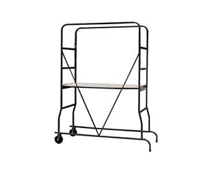Echafaudage Multi- usages Hauteur de travail 1.75 m Plateau bois 145 x 60 cm BRIXO