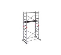 Echafaudage pliable 4 en 1 multifonction 1,8m/3,8m en aluminium Hailo Combi First