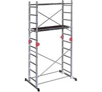 Echafaudage pliable 4 en 1 multifonction 1,8m/3,8m en aluminium Hailo Combi First