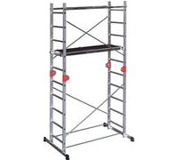 Echafaudage pliable 4 en 1 multifonction 1,8m/3,8m en aluminium Hailo Combi First