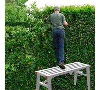 Échafaudage Pliable, échafaudage Pliable réglable pour la Taille des Haies avec Pieds - Plateforme d'échafaudage et Supports d'étagère pour escabeaux et escaliers (100 x 30 cm / 39,4" x 11,8