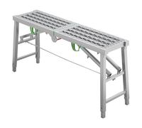 Échafaudage pliable et portable, escabeau épais polyvalent, en maille antidérapante for le nettoyage des fenêtres Échafaudage Pliant Portatif