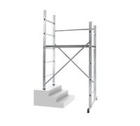 Echafaudage pour escalier intérieur et extérieur 0,9m/2,9m en aluminium Hailo Hobby 3