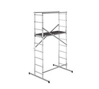 Echafaudage pour escalier intérieur et extérieur 1,7m/3,7m en Aluminium Hailo HobbyStep H4