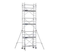 Échafaudage roulant acier ROLLSTAR 205 - Hauteur de travail : 9,10 m - DUARIB - 8320072
